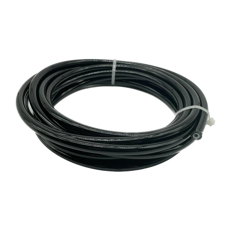 5M/16.4FT AN3 Motorcycle Braided Stainless Steel PVC Brake Line Hose Fluid Hydraulic Hose Ptfe Brake Line Gas Oil Fuel Tube Pipe