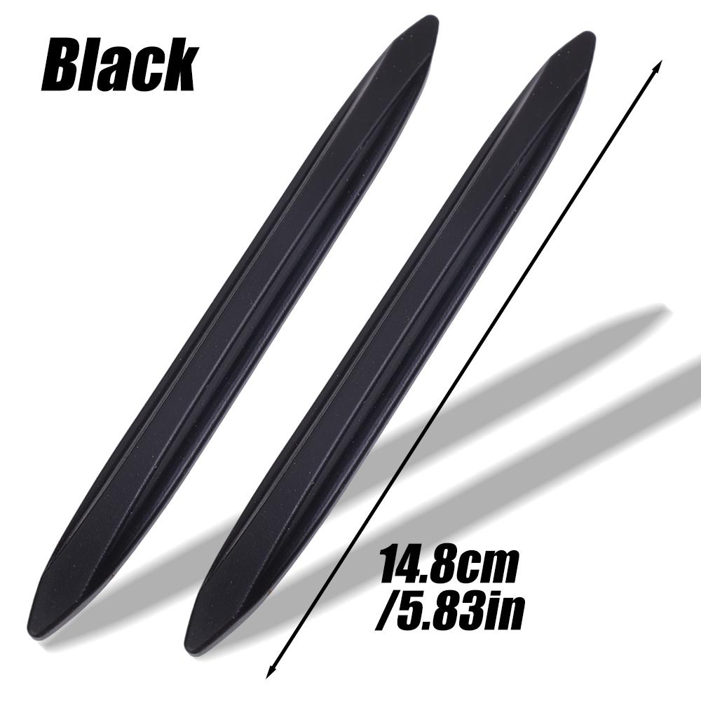 2 шт., противоударные полосы для дверей автомобиля, защитные полосы для бампера автомобиля, защита от царапин, силиконовые водонепроницаемые самоклеящиеся наклейки для автомобиля