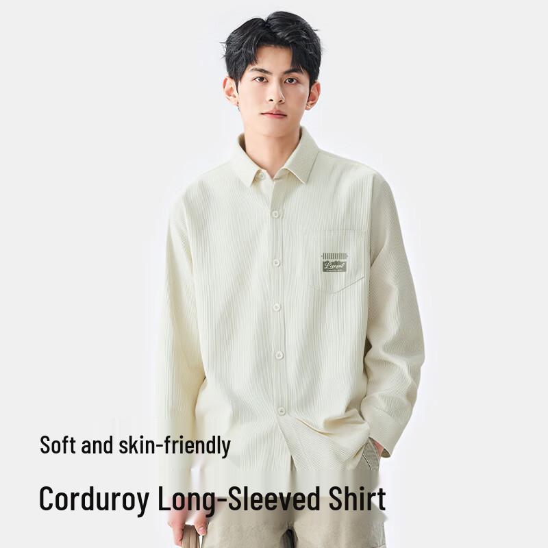 Baleno Men's 2025 Corduroy Long-Sleeve Shirt