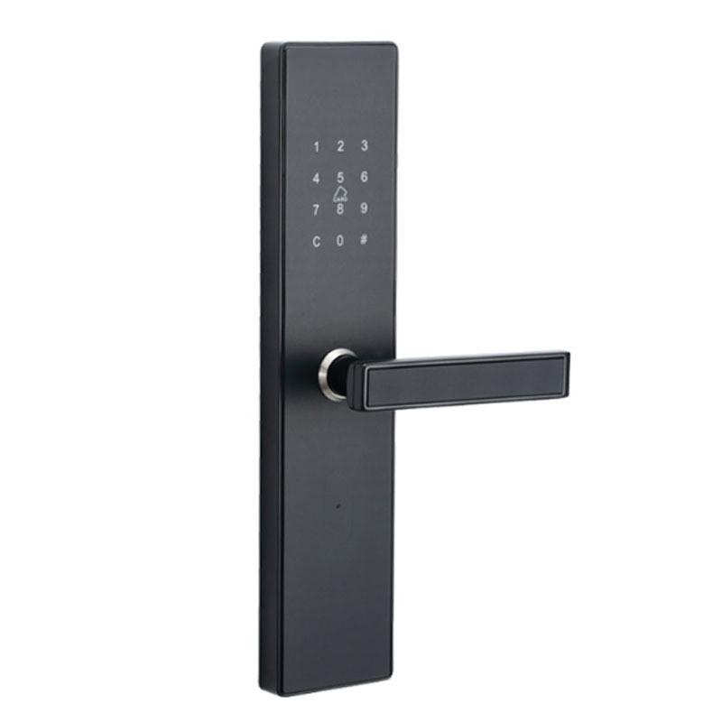 Smart Handle Door Lock Household Fingerprint Digital Lock Biometric Stainless Steel Door Lock
