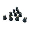 M6 Motorcycle Windshield Screws Bolts Nut Metric Rubber Well Nuts 10/Fastener Screws Bolts Nuts