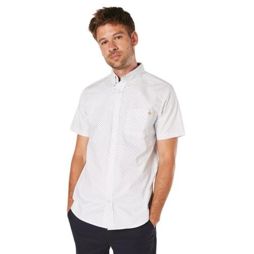 Maine Mens Geo Sphere Short-Sleeved Shirt