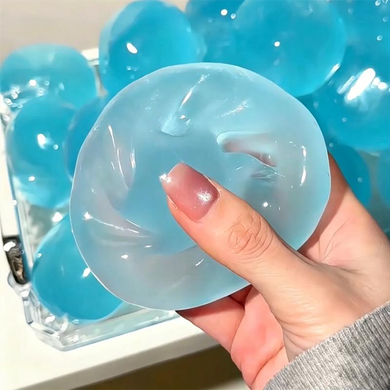 Candy Color Jelly Vaseline Squeeze Ball Multicolored Knead Stretch Super Slow Sink Squishy Stress Relief Fidget Toy Leisure Gift