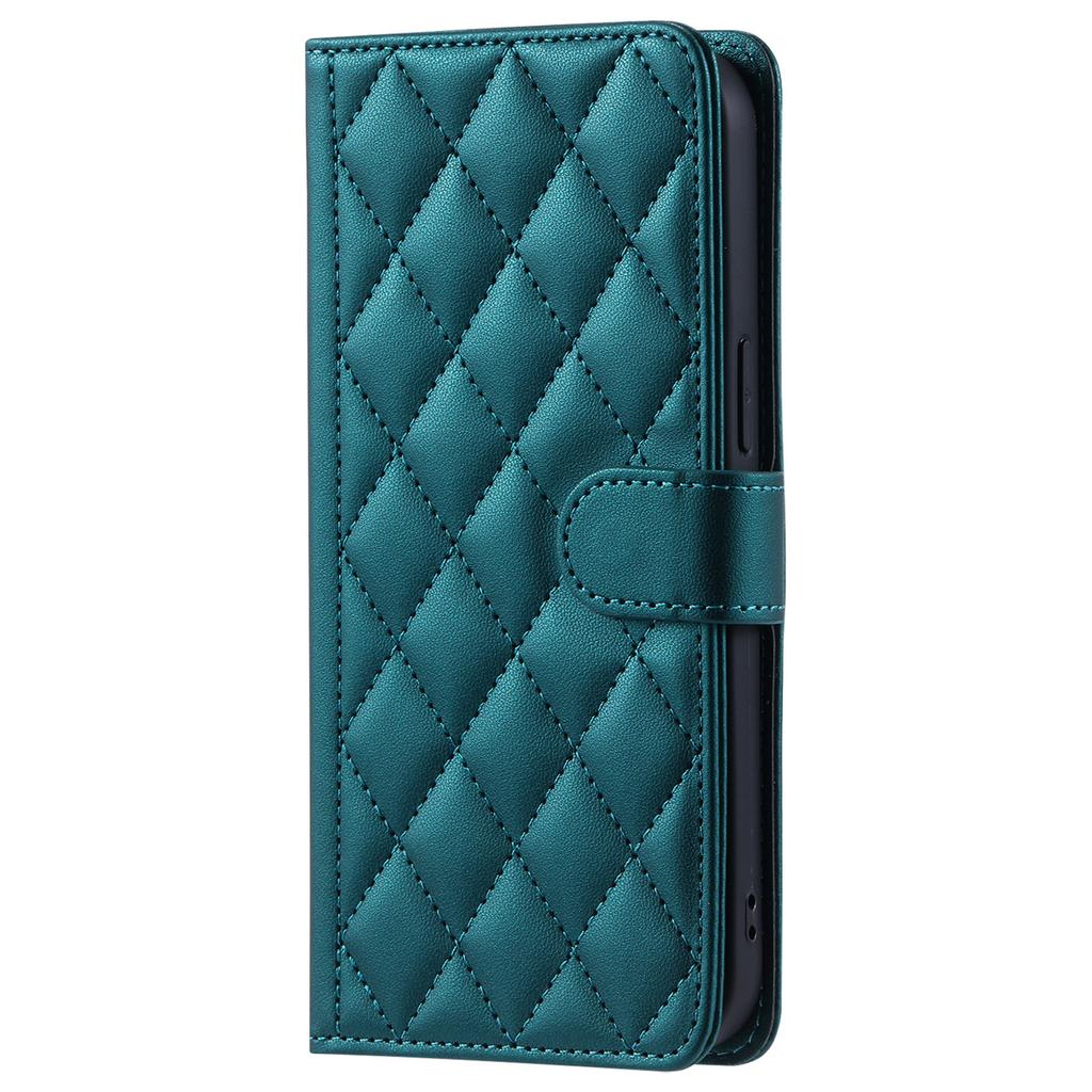 For Xiaomi Redmi Note 8,Poco M3,Redmi 10X 4G,Redmi Note 9 Pro,Note 11,Note 12,K50,K60...PU Leather Diamond Checkered Pattern Wallet Handbag Case Cover