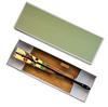 decorative cherry leaves with fan in a <Kyoto Fan> Double-sided fan, blossom/autumn design, stand, box.
