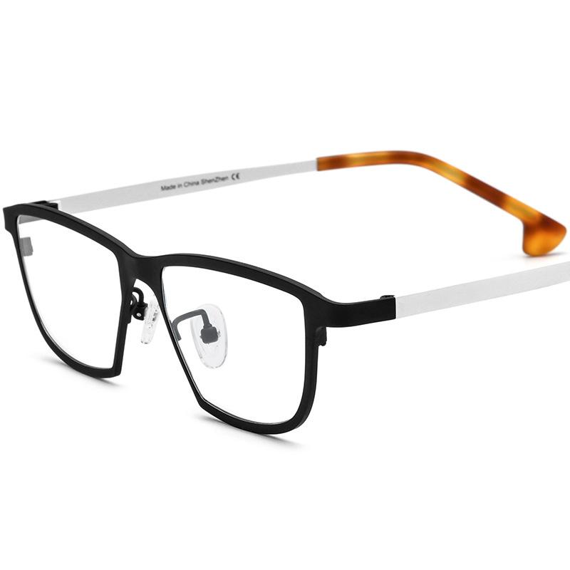 High Quality Fashionable Square Frames Metal Business Optical Frame Spectacle Frames Eyeglasses Unisex