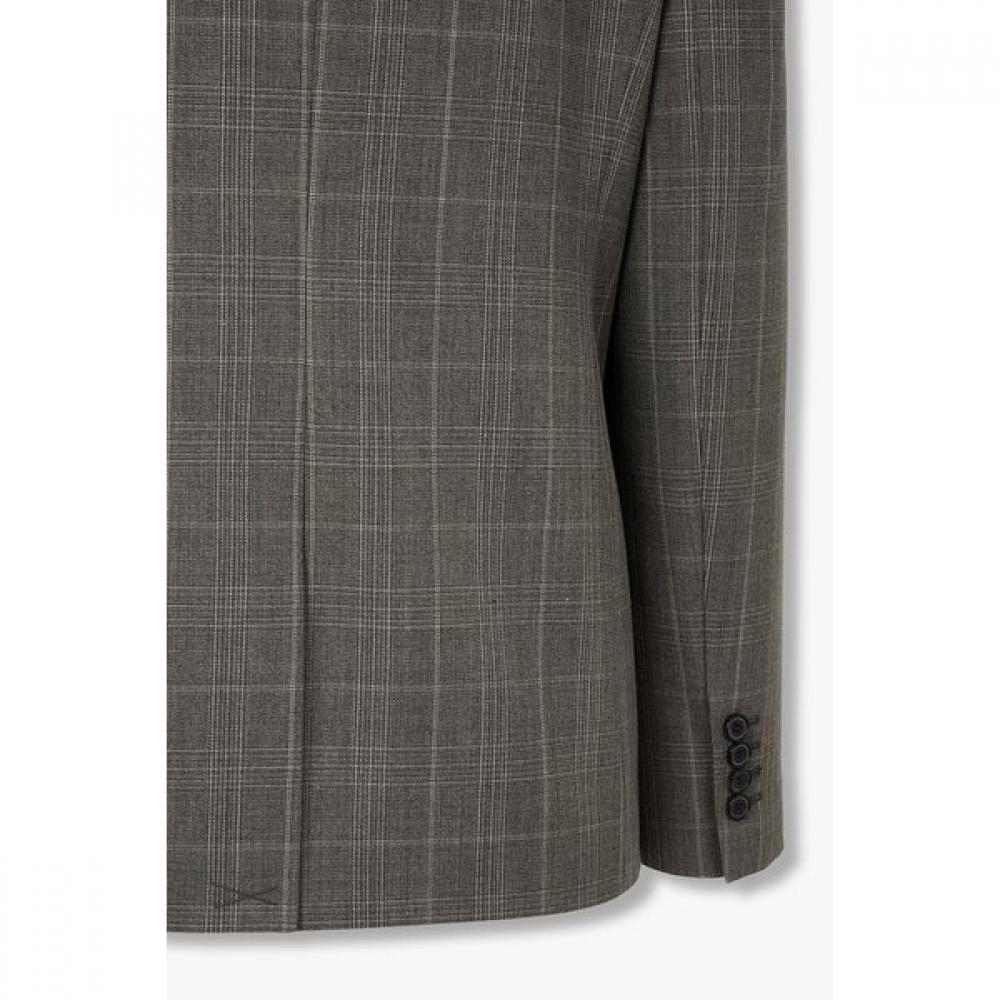 Vov Wool Check Tailored Jacket 7116110202