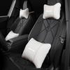Car Seat Headrest Lumbar Support Breathable Suede High-End Headrest Sticker For Mercedes Benz AMG W223 W213 W124 W126 W168 W210 MF8