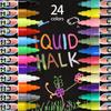 Liquid Chalk Marker Pens Erasable Multi Colored Led Writing Board Glass Window Art Marker Children Painting Blackboard Painting