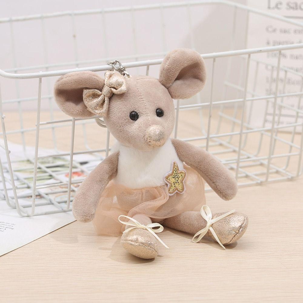 Sleeping Dressing Mouse Dolls Home Decor Stuffed Mouse Girls Toy Ballet Mouse Plush Kids Toys