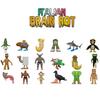 Итальянский Brainrot ИИ Животные Тунг Тунг Тунг Сахур Фигурка Тралалело Тралала Фигурка Кукла Игрушка Настольное Украшение Модель Орнамент Подарок