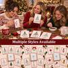 Christmas Tree Craft Kit Merry DIY Card Kit, Embroidery Stitching Greeting Unique Handmade Cards Set with Design, Beginner-Friendly