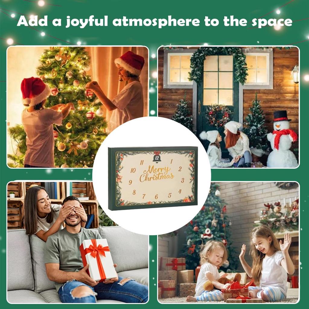 Адвент-календарь 2025 2D Акриловый Праздничный Сувенир 24 дня Эмоциональный Календарь Адвента Рождественский Календарь для Детей Рождественский Подарок