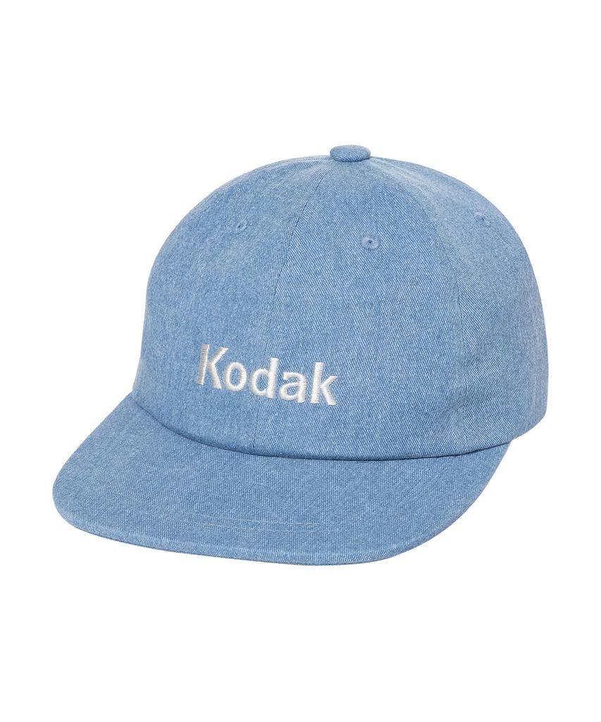 KODAK Складная хлопковая стираная бейсболка синяя