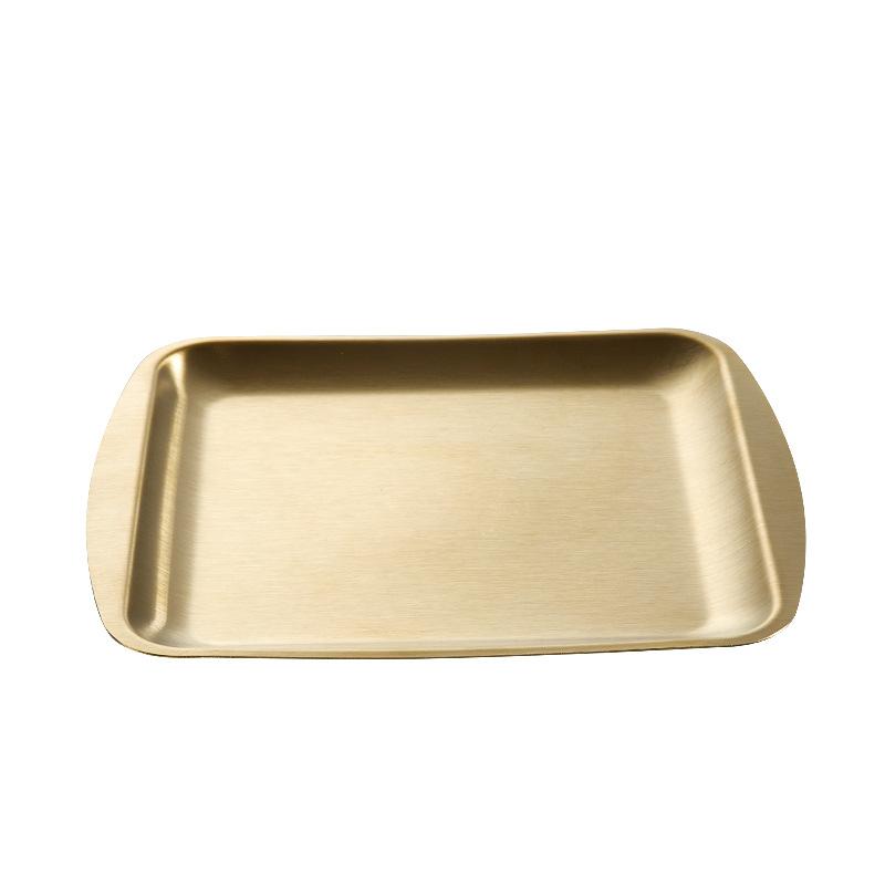 Rectangular Non-Stick Bread Cake Baking Tray Stainless Steel Cookie Cooking Pan Steamed Sausage Dishes Fruit Grill Fish Plate