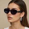 Fashion Oval Women Sunglasses Classic Cat Eye Ladies Sun Glasses Trendy Outdoor Travelling Shades