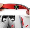 AAFQ1 4Pcs Rubber Anti Collision Strip Car Door Rearview Mirror Protector Stickers For Skoda Mk3 Yeti Kamiq Kodiaq Karoq Octavia Fabia