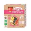 Babybio - Gourde Pomme Myrtille Fraise - Bio - 4x90g - Dès 6 Mois