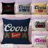 Модная C-Coors Классическая наволочка-подушка Натуральный лен Наволочка для подушки Двусторонняя печать Декоративная наволочка для дивана Домашний декор Подарок