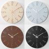 12 "модные настенные часы, бесшумные, не тикающие, круглые будильники для дома, спальни, гостиной, офиса, украшения