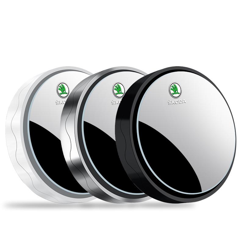 pdvri7 2Pcs 360 Degree Adjustable Blind Spot Mirror for Skoda Kodiaq Karoq 2 A7 Tour VRS Superb Octavia Yeti Fabia 1 Rapid Accessories