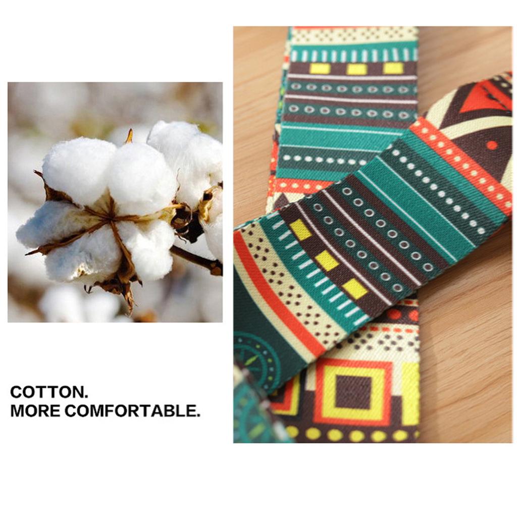 Электрогитара Полиэстеровые ремни Этнический стиль Баллада Акустическая гитара Басовый ремень Аксессуар для музыкальных инструментов