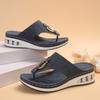 Мода 2024 Лето Новые Модные Шлепанцы Женские Туфли На Металлической Танкетке Для Женщин Пляжные Женские Тапочки Тапочки На Платформе Женские Zapatos Mujer