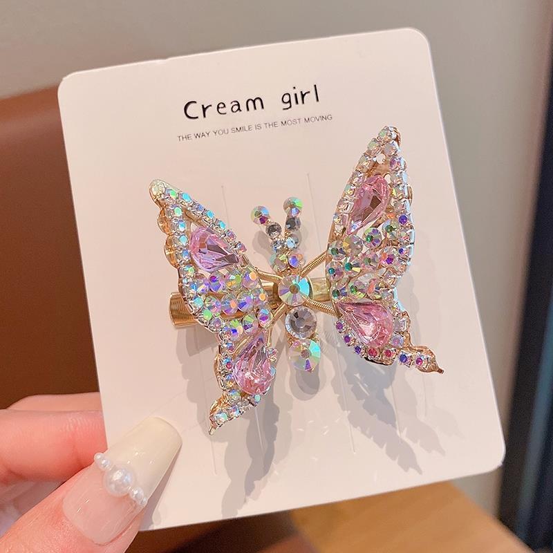 Милые заколки-бабочки для девочек - головной убор феи, боковая заколка для челки