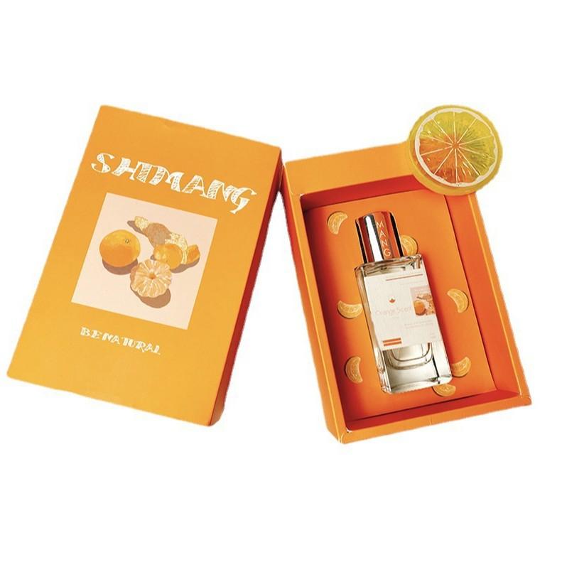 Time Gift Set Citrus Tangerine Niche Fragrance Student Ms. Eau De Toilette Set Niche Premium Fresh Long Lasting Fragrance Gift for Friends