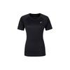Asics Футболки Женские Черные С Круглым Вырезом Умеренные Другие 2012D024-001