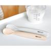 Moyoum Premium Silicone Baby Food Spoons (2 Types) + Case Set, Beige, Gray, 1 Set, Korean Popular Tableware