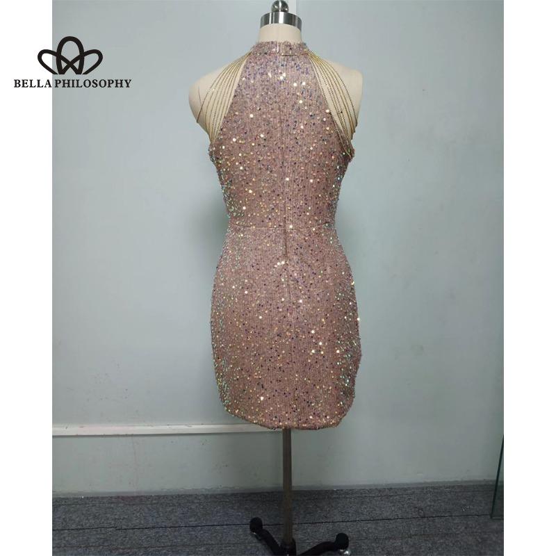 Весна-лето, новая мода, сексуальное платье с вырезом и кисточками на бедрах, с блестками, в европейском и американском стиле, вечернее платье со средней талией