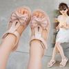 Girls' Sandals Summer Roman Sandals Soft-soled Anti-slip Sandals for Middle and Large Children and Little Girls