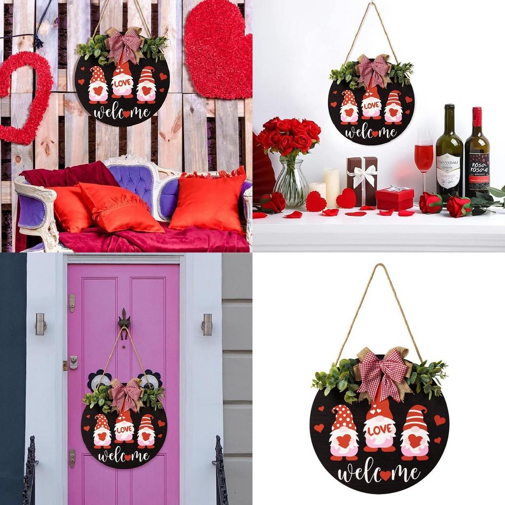 Креативный День Матери Любовь Гном Приветственная Табличка С Красным Бантом И Сердечным Декором