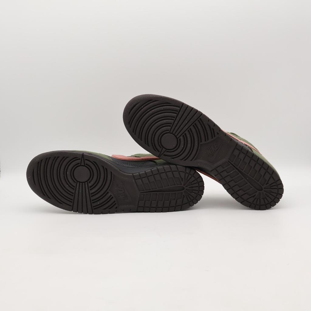 IB2256-300 Nike Dunk Low Retro LTD Армейский Оливковый Черный Бархатный Коричневый Ржавый (Мужской)
