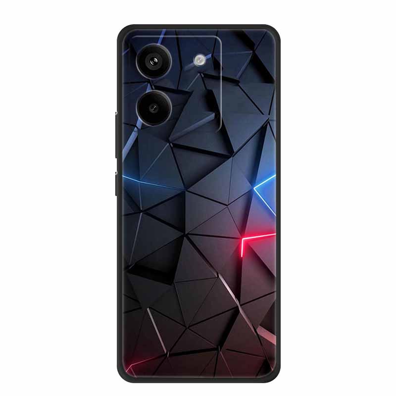 Для Xiaomi Poco M7 Pro 5G Чехол Животные Мягкий Силиконовый ТПУ Чехлы для Телефона Задняя Крышка для PocoM7 Pro Защитный Противоударный Кошки Фундас