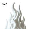 Versatile Decorative Piece 3D Printed Flame Candle Holder Shade, Gothic Ambient Decor Figurine, Hollow Soft Light Frosted Texture Tealight Cover