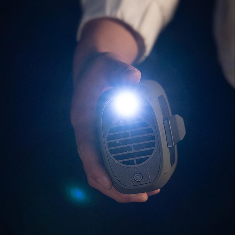 8000Mah Portable Waist Clip Fan For Outdoor Workers And Outdoor Sports(Green)