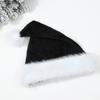Pom Pom Plush Christmas Hat Faux Fur Trim Festive Santa Cap Christmas Santa Hat  Christmas Parties