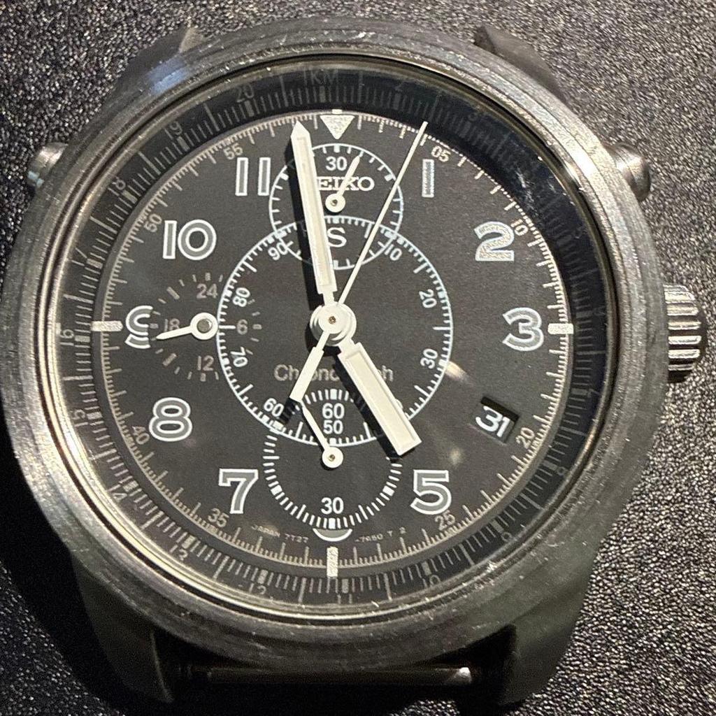 Б/у Мужские часы SEIKO SUS Chronograph 7T27-7A50