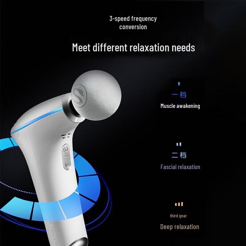SKG F5 Portable Percussion Massager with Heat Therapy CN plug (adapter included)