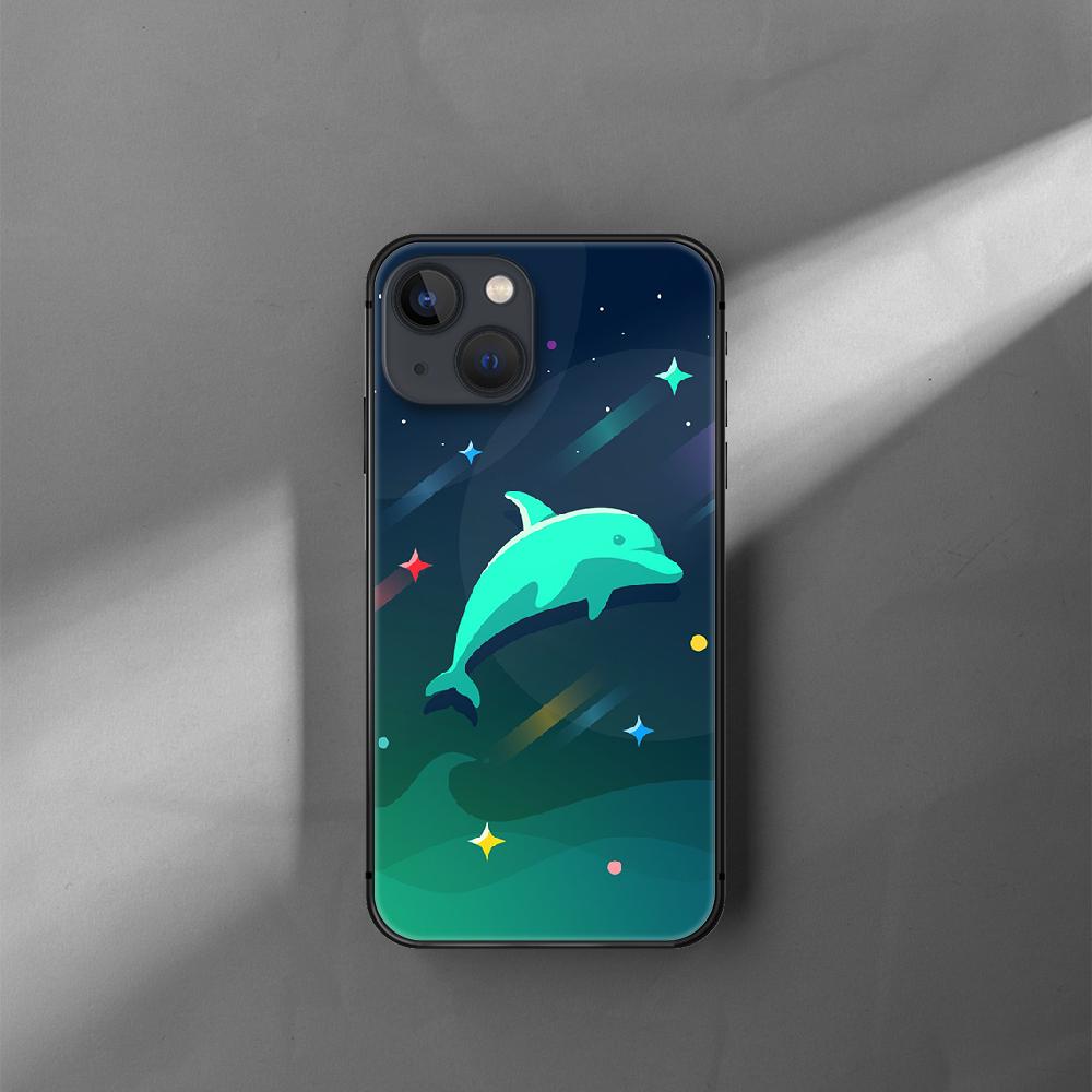 Чехол для телефона с милым дельфином и животным для iPhone Samsung Galaxy Redmi Xiaomi Oppo OnePlus Note SA 7 8 9 10 11 12 13 14 20 21 22 23 53 54 Pro Max Plus Ultra