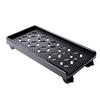 Crean CPU Stand PC Stand Server Rack PC Rack with Casters PC Wagon for Desktop Heat Prevention Dust Prevention Easy To Clean Black