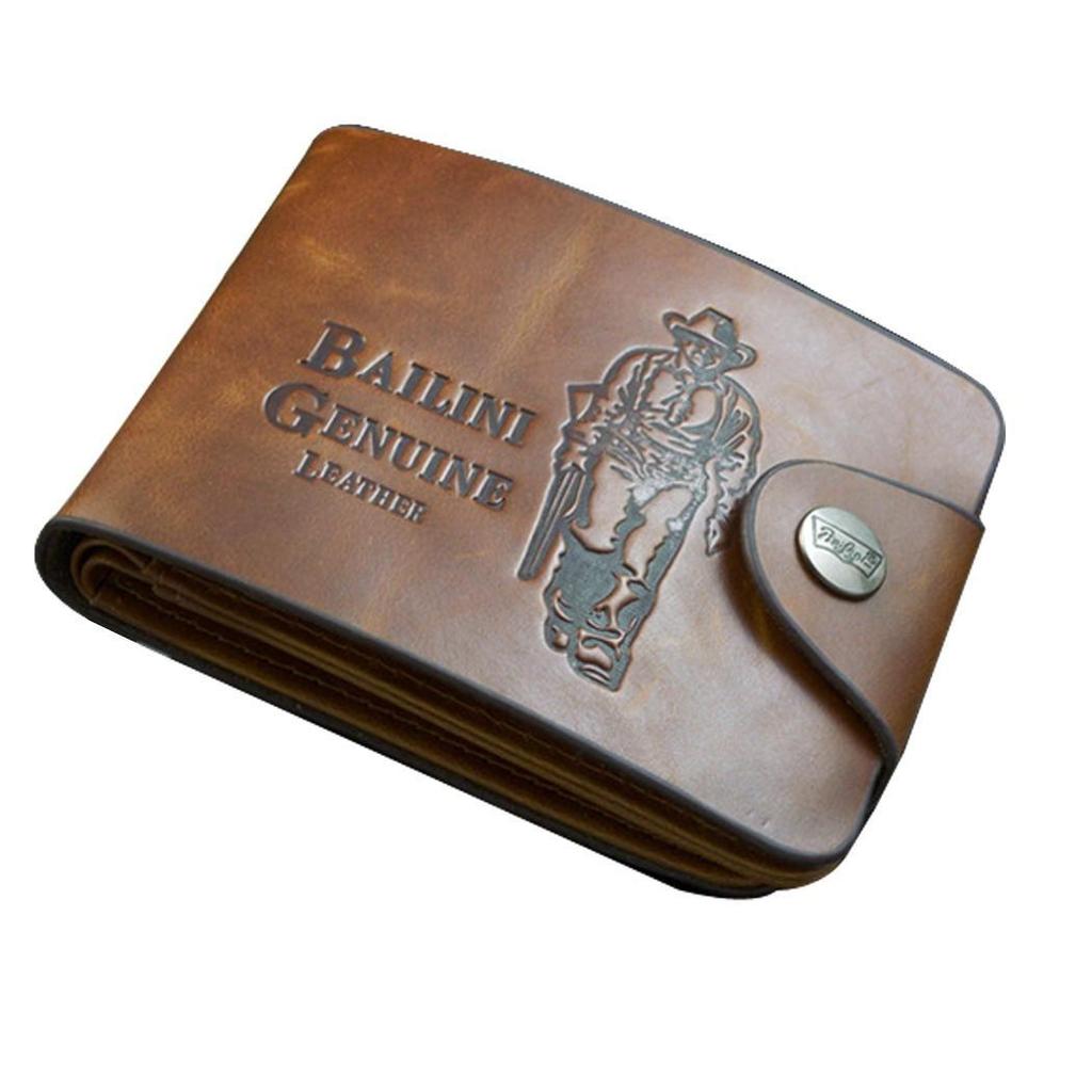 Classic Men Leather Wallet Pockets Credit/ID Cards Holder Purse Male Wallet