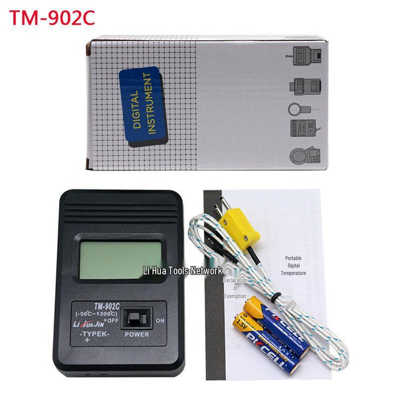 TM902C Высокоточный термопарный термометр типа K 316K для измерения температуры промышленных печей