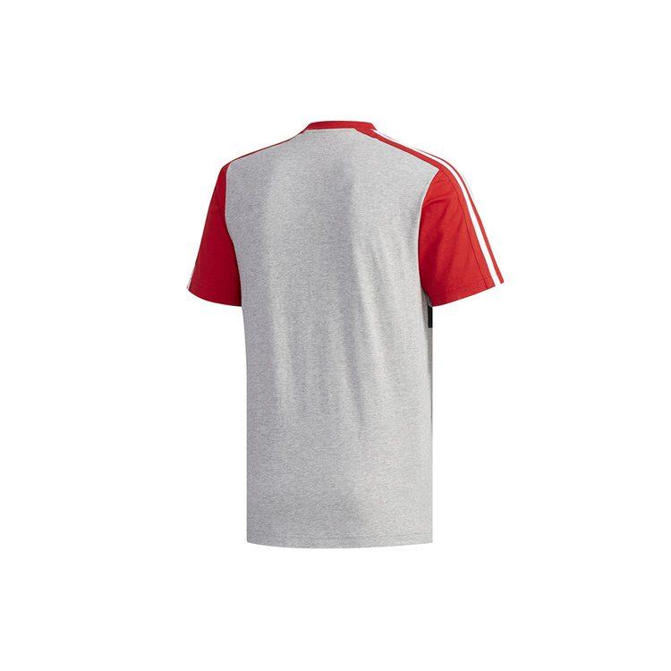 adidas Футболка мужская красная черная серая FL0294