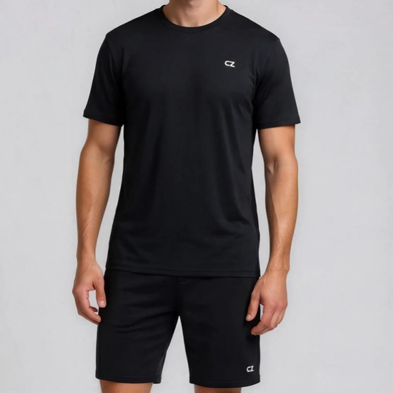 Cozylook Men S Cool Motion Short Sleeve And SleeveleSS ShortS SportSwear 3 Piece