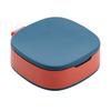 Pill Case Portable Small Medicine Box Home Travel Large Capacity Lightproof Mini Silicone Medicine Storage Box Orange