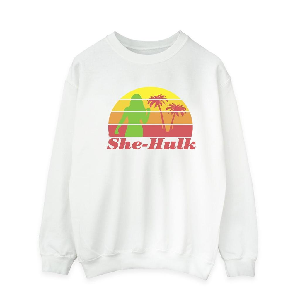 Marvel Mens She-Hulk: Attorney At Law Sunset Flex Sweatshirt