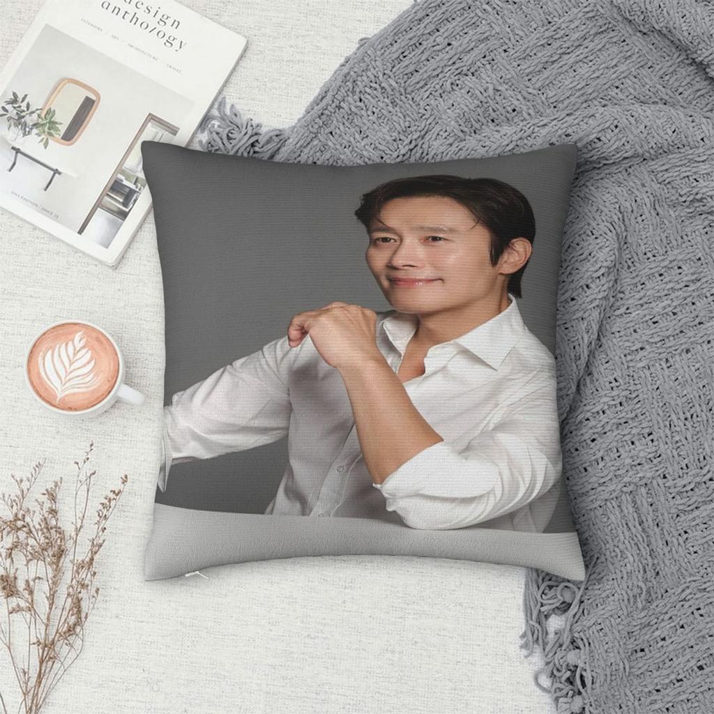 New Style Living Room Lee Byung Hun Actordecoration Pillowcases Merch Pillow Cover Square Multiple Sizes